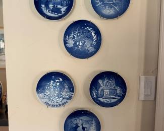 Blue and White plates