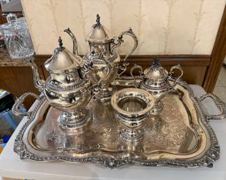 Silver Plate Tea Set
