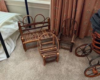 Wood Doll Chairs