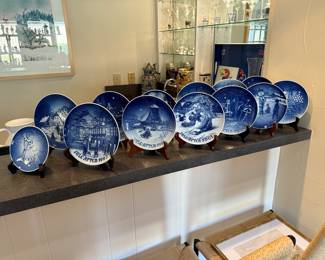 Blue and White plates 