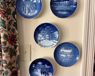 Blue and White plates