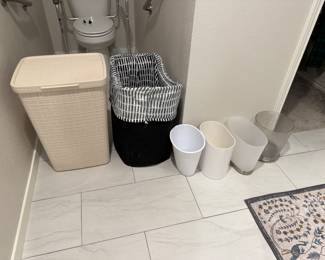 Hampers and trash cans 