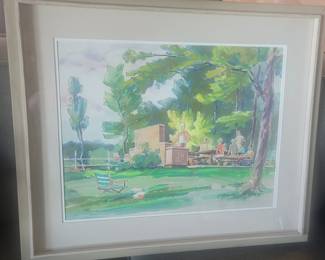 Edmund Kopietz watercolor...
