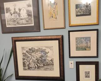 Norma Bassett Hall top centers surrounded by Charlie Rogers, Herschel Logan, Margret Whittemore, and Richard Bergen.