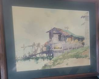 Arthur Hall watercolor...