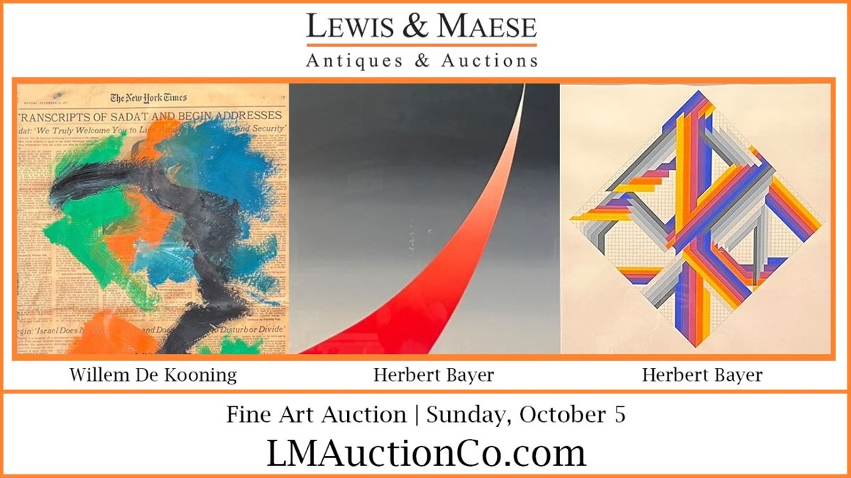 Fine Art Auction Oct 5 d