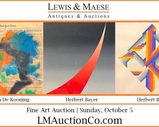 Fine Art Auction Oct 5 d
