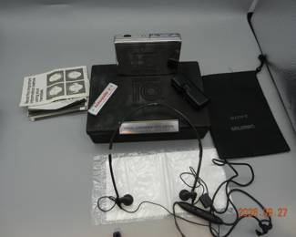 Sony WM-701S "Silver Plated" Cassette Player Walkman 10th Anniversary Needs Belt