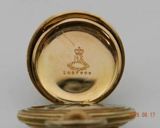 14K Elgin Circa 1910 Size-6S 15Jewel Running Keeping Time Needs Crystal