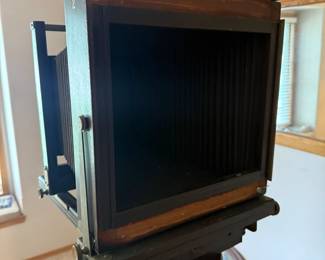 Vintage Eastman Kodak No. 2-D 8x10 View Field Camera Graflex 4x5 Back w/ Tripod Original Case
