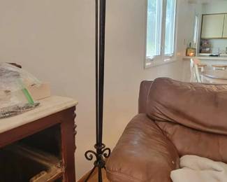 Heavy metal standing lamp