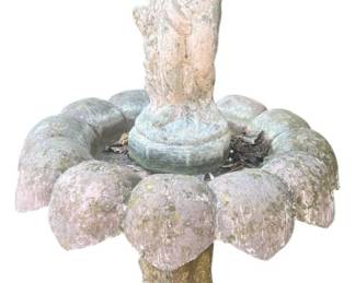 Beautifully Patinaed Garden Fountain