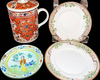 Asian Motif China Pieces