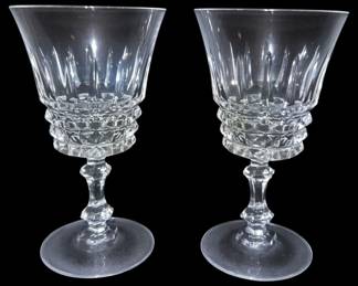 Pair of Cristal dArques Glasses
