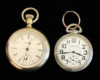 Caravelle And Elgin Pocket Watches