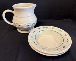 Longaberger Pitcher Bowls 