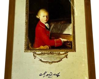 37x27 Mozart Museum Framed Poster
