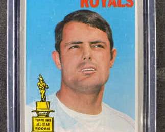 1970 Topps Baseball Card. Lou Piniella Gold Rookie Cup 321.
