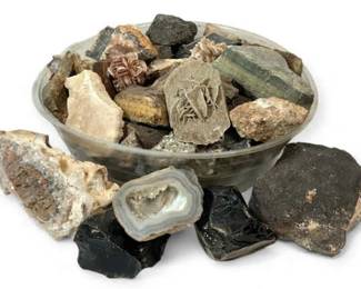  007 Agate Geodes, Desert Rose, Petrified Wood, More Stones