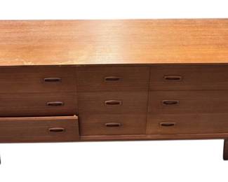 Mid Century Long Dresser