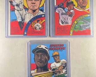 2023 Topps Baseball Cards 3. Archives 1979 Comics Inside Baseball. Ruth, Rodriguez, Clemente.