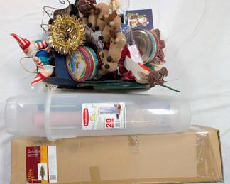 Christmas Tree, Decor Wrapping Paper Container