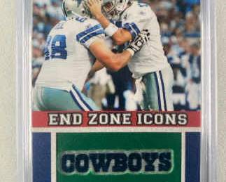 2011 Topps Football Card. Tony Romo End Zone Icons EZI80.
