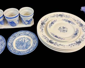Lennold Fine China, Liberty Blue Historic Plates More