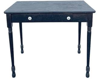 Black Wooden Writing Desk