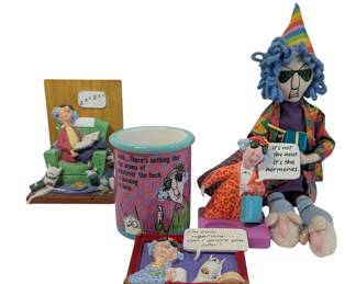 Maxine Bookend, Magnet, More