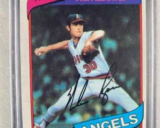 1980 Topps Baseball Card. Nolan Ryan 580.