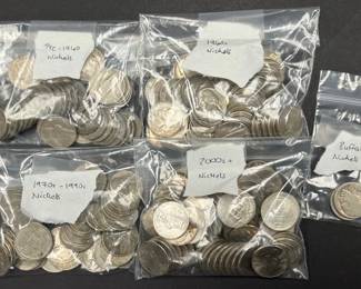 U.S. Nickels 1940s2000s  Including 2 Buffalo Nickels