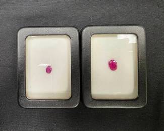 Two Ruby Gemstones