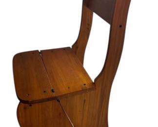 Convertible Wood Chair To Ladder