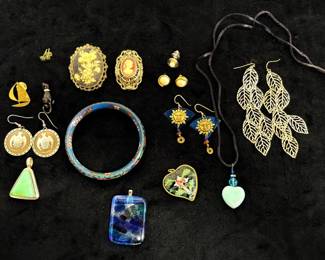 Gerrys Brooches, Cloisonne, And More Costume Jewelry 