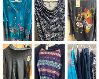 Navy Blue Womens Tops  Dress Sizes SM