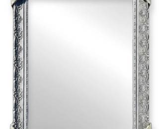 Silver Framed Wall Mirror In Packaging