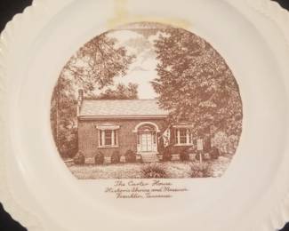 Vintage Carter House souvenir plate