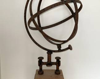 Armillary Sphere Astronomical 20in Sculpture