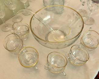 Vintage punch bowl