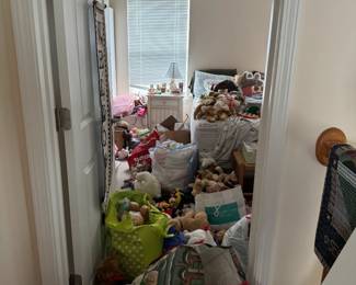 stuffed animals and dolls