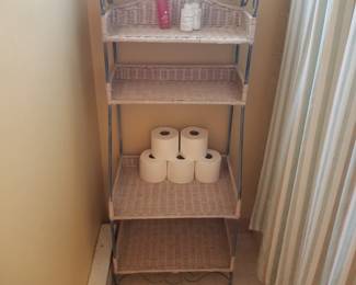 Wicker shelf