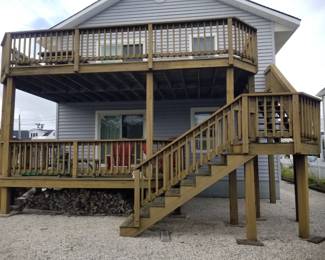 Wood deck