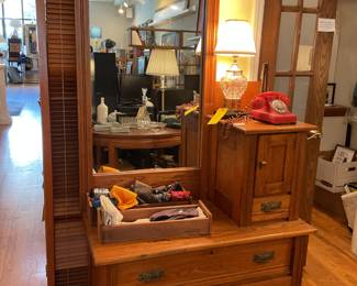 Dresser with mirror dated late 1800s early 1900s $225 + tax