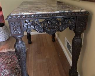 Carved Wood Base