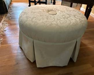 Ottoman Footstool Skirted Base