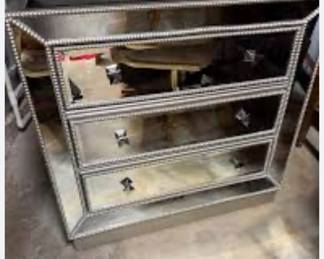 Mirrored furniture - dresser, night stands, accent pieces, etc.