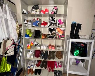 Shoes, boots, tennis shoes, slippers $4-$45