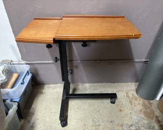 Lot 404 - Adjustable Rolling Desk