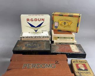 Lot 366 - Vintage Cigar Boxes